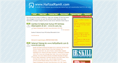 Desktop Screenshot of phd.hafizalramli.com